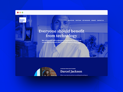 Sheltertech.org Redesign foundation homeless non profit nonprofit underserved