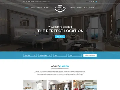 Chondo – Hotel PSD Template book tickets booking flights hotels rent rent cars renting search ship taxi train travel