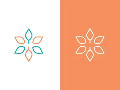 H Logo + Flower/Growing branding flower logo h h logo logo logo mark seasons logo