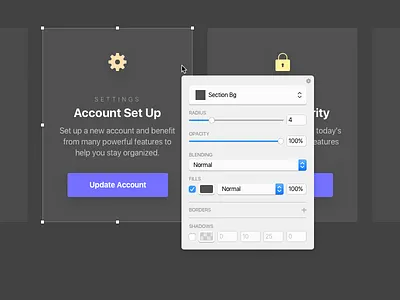 Object quick options concept for Sketch app feature request sketch sketch feature ui
