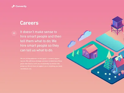 Careers page exploration candy careers clean exploration fun gradient illustrations isometric modern