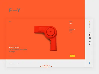 F — Y desktop e commerce exploded grid minimal minimalism pure site ui ux web