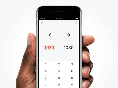 Aspetica – Aspect Ratio Calculator app aspect aspetica calculator dark dieter free ios keyboard rams ratio simple