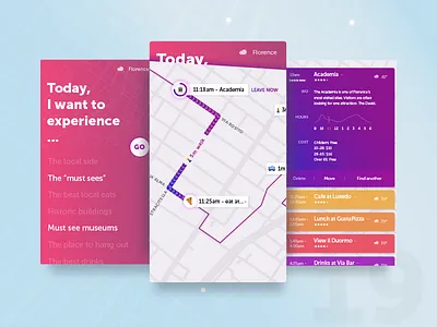 Travel app app map minimalist mobile travel ui