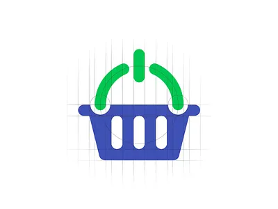commerson.co - e-commerce blog logo app icon basket blog buy e commerce logo online power power on shop