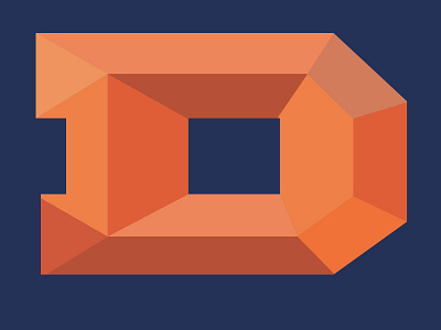 36daysoftype_D! 36daysoftype beveled convex d