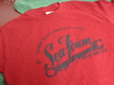 Seafoam Apparel design apparel graphic design motor screen printing seafoam