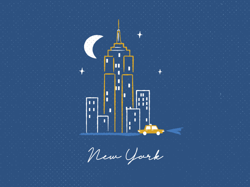 NYC buildings city city lights empire state building manhattan new york new york city night nyc skyline skyscrapers taxi