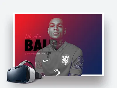 Life of a Balr. ball balr campaign color experience gradient soccer ui ux website