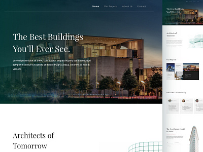 Landing Page clean hero image landing page minimal ui uiux ux web design