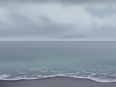 La Mer adventure discovering illustration nature panorama travel trystram