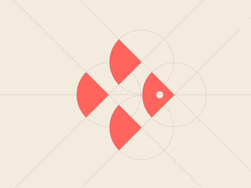 Sushi bar logo bar construction fish geometry japanese logo minimalistic negative space pugacheva rolls shape sushi