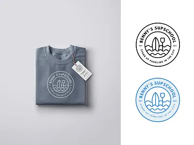 Sup Branding beach branding illustration stand up paddling sun suppin surfing water