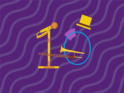 Musical counter carnaval carnival counter graphics jazz motion musical