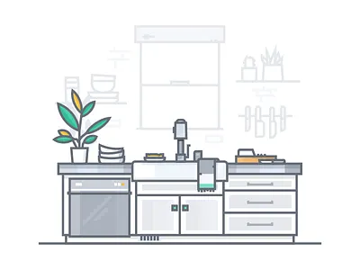 Kitchen chopping board home kitchen knifes plants reno sink towel