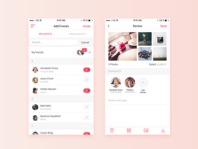 Photo Albums album dailyui editing flickr icons instagram ios minimal photo tumblr ui ux