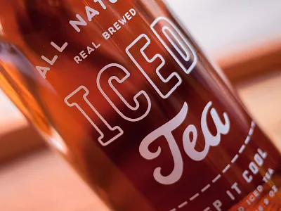 Iced Tea Bottle pt.4 beverage bottle cold drink etsy hand iced made packaging shop tea