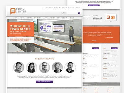 The Erwin Center at Clemson University advertising class clemson orange school teachers ui university website