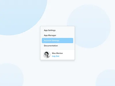 Clean Dropdown UI Style app clean dropdown ui web