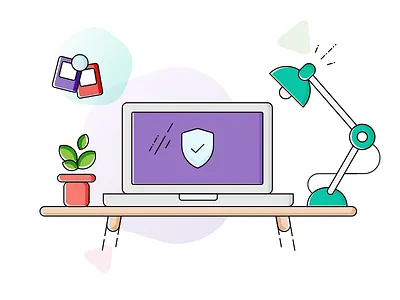 Stay safe android design flat icon illustration ios mobile onboarding ui ux