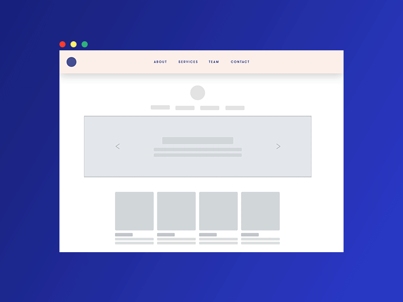 Nav Hover State design hover hover state navigation principle prototype sketch ui