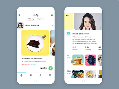Tasty- Online Food Ordering Application agileinfoways food ui location application minimal restaurant application ui ux walk through