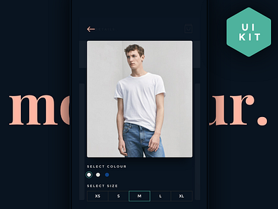 monsieur. Sketch UI Kit app e commerce fashion ios mobile principle resource shop sketch ui kit
