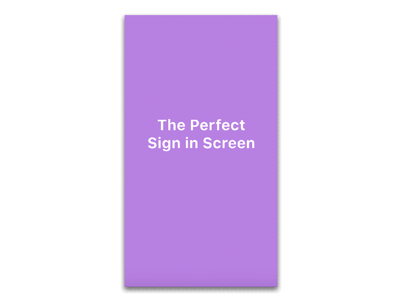 ✨ Sign In - micro animations and flow ✨ animation design flinto interaction login microanimations principle sign up sing in ux designer
