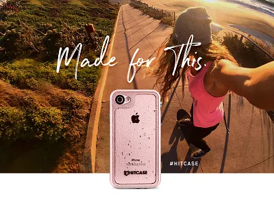 HitCase Website Redesign accessories advertising device launch iphone