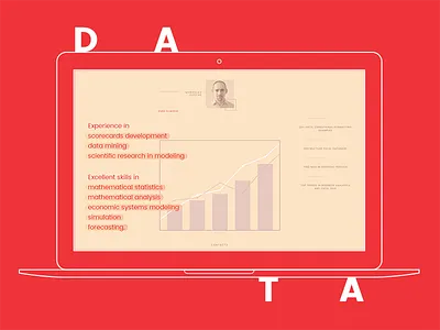 Data Scientist Website desktop interface mobile ui website wordpress