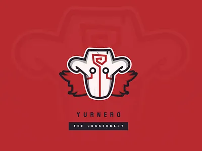 Dota 2 - Juggernaut - Illustration Wallpaper character dota 2 esport flat game gaming illustration juggernaut logo minimal wallpaper yurnero