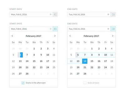 Date Picker component date picker ui web