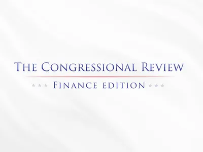 The Congressional Review editorial illustrator logo magazine