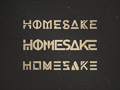 HØMESAKE artist band brand type branding letter lettering logo logo mark logo type type typography