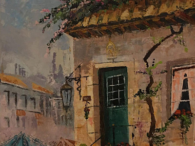 Landscape hobby landscape oil painting