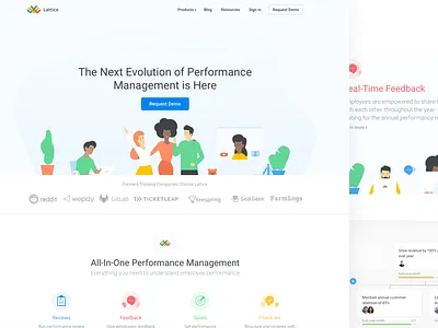 ✨💚 New Lattice Website landingpage website