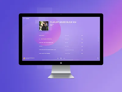 Paylist App concept app application concept music play playlist soundloud webapp