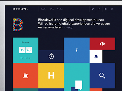 Blocklevel interaction design ui