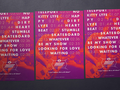 Maadwest Posters band branding graphic design logo pop posters punk rock