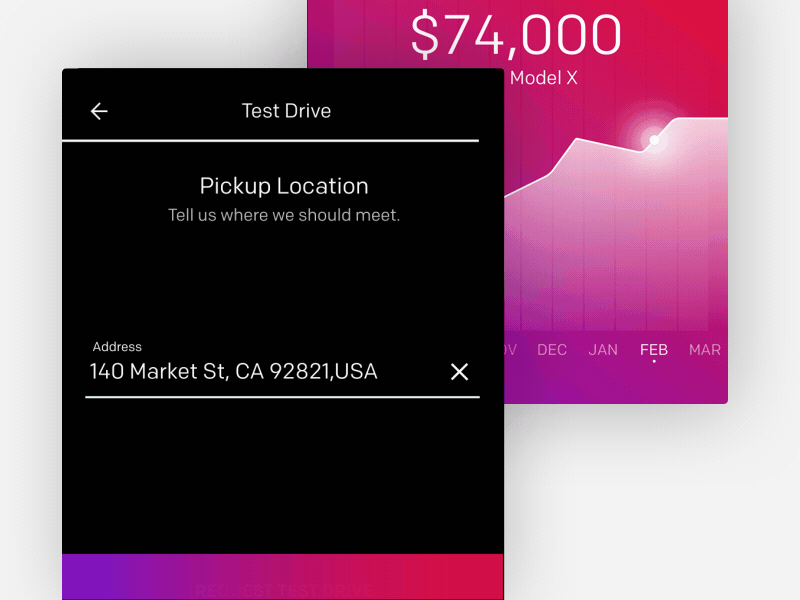 Car test drive animation animation car configurator dealership driver navigation onboarding outline tesla uber validation vehicle