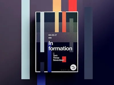 👁Made You Look👁 | 46 | Information. 2017 freelance gradient march poster quote swiss type typography