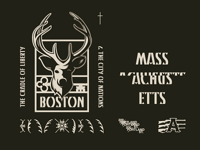City of Nations boston brendan city deer design gun massachusetts nation prince