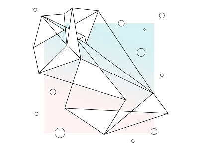 Experiment 1 blue color experiment gems geometric gradient lines minimal pastel pink plastique shapes