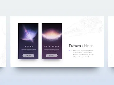 Sans Beauty card clean fonts layout minimal sans typo typography ui ux web