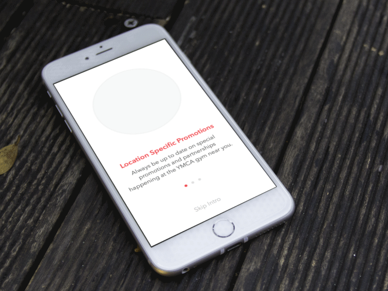 Daily UI 001: Sign Up 001 daily fitness gym interaction intro motion screen sign ui up ymca
