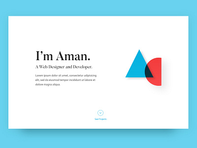 My Portfolio clean minimal portfolio ui ux web design website