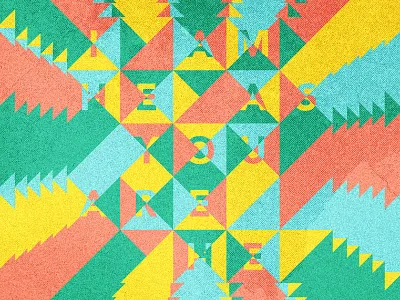 I Am He beatles geometric illo illustrator lyrics together unite vector