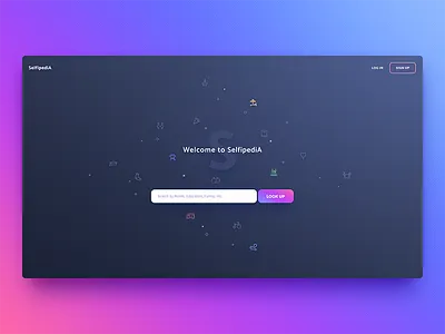 Splash page design hero banner hero image hero section interface landing landing page main material page search site splash ui ui design uidesign user web web design