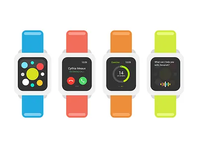 Apple Watch — Illustration apple design illustration interface user watch
