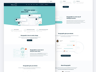 Job App Website character clean icon illustration interface ui ux web website